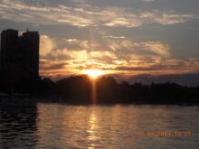 Zalazak Sunca na Dunavu